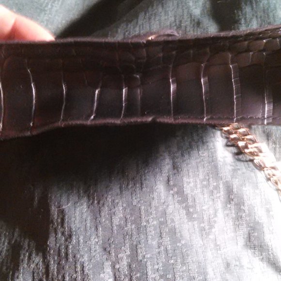 Faux Leather Black Mini Handbag - Picture 10 of 13